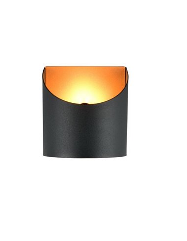 Aplique de pared decorativo SAMDEL luz arriba y abajo, bombilla excl. 1x G9 max. 5W IP20 Negro