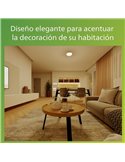 Plafón de Techo LED PEBBLO Ultra Efficient 10W, 2700K/4000K, Superslim Negro