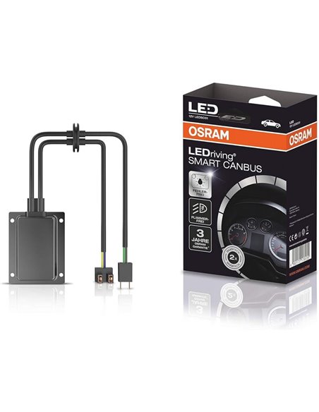 Cancelador de errores CANbus para retrofits H7 LEDriving® SMART CANBUS LEDSC01-2HFB, 12W