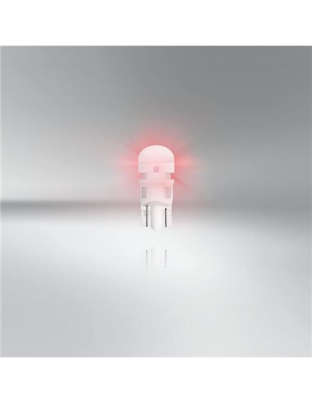 Ampoules LEDriving SL 12 V W2,1 x 9,5 d, 0,6 W, 2825DRP-2BL, lot de 2, compatibles avec les ampoules LED rouges W5W