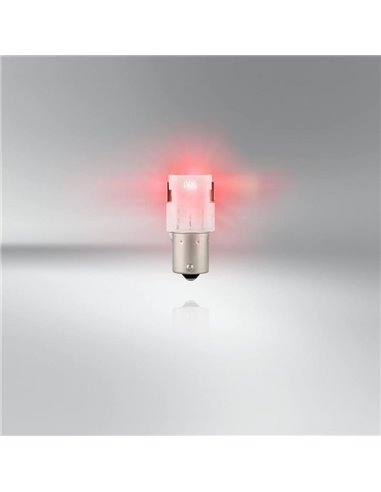 Lâmpadas de reposição LED compatíveis com LEDriving SL BA15s Red P21W, 7506DRP-2BL, 1,9 W, pacote com 2