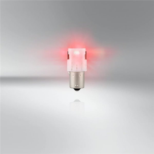 Lâmpadas de reposição LED compatíveis com LEDriving SL BA15s Red P21W, 7506DRP-2BL, 1,9 W, pacote com 2