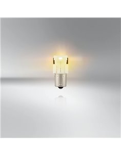 Lâmpada LED de substituição compatível com LEDriving SL BA15s âmbar P21W, 7506DYP-2BL, 1,3 W, pacote com 2 2