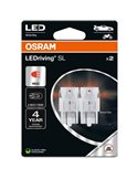 Bombilla LED de repuesto compatible con W21/5W roja LEDriving SL W3x16q, 7515DRP-2BL, 1,7W, 2 uds