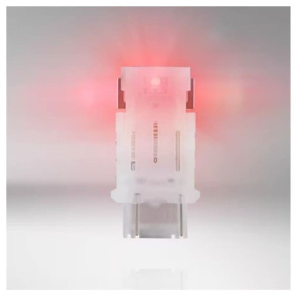 Lámpara LED recambio compatible con P27/7W  rojo LEDriving SL W3x16q, 3157DRP-2BL, 1,4W, 2uds