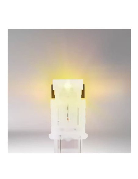 Ampoule LED de remplacement compatible P27/7W ambre LEDriving SL W3x16q, 3157DYP-2BL, 1,3W