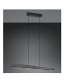 Lámpara LED de techo DONEGAL, regulación de altura automática, 40W 4650lm 2700-6500K Negro