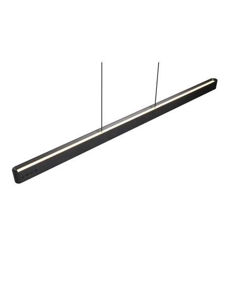 Lámpara LED de techo DONEGAL, regulación de altura automática, 40W 4650lm 2700-6500K Negro