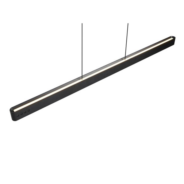 Lámpara LED de techo DONEGAL, regulación de altura automática, 40W 4650lm 2700-6500K Negro