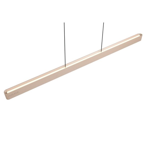 Luminária de teto LED DONEGAL, estilo linear, com motor eMove, 40W, 4650lm, 2700-6500K, bege