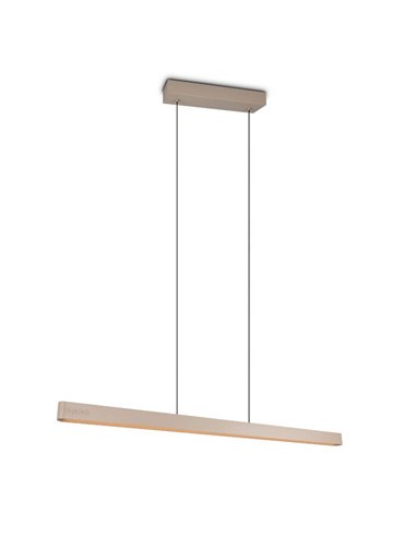 Lámpara de techo LED DONEGAL estilo lineal, con motor eMove 40W 4650lm 2700-6500K Beige