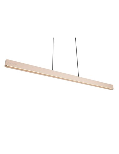 Plafonnier LED DONEGAL, style linéaire, avec moteur eMove, 40 W, 4 650 lm, 2 700-6 500 K, beige