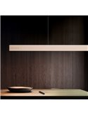 Lámpara de techo LED DONEGAL estilo lineal, con motor eMove 40W 4650lm 2700-6500K Beige