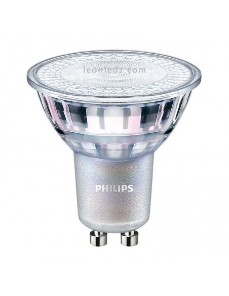 Philips LED Master LED Spot Valor MV GU10 4,9W-50W Regulável 60º | Lâmpada de cristal de LED de halogênio | Leon Iluminação LED