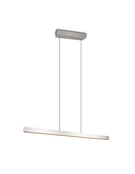 Lámpara de techo LED DONEGAL con motor de elevación automática 40W 4650lm 2700-6500K Níquel