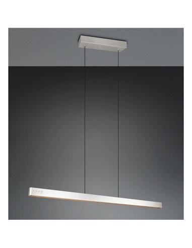 Luminária de teto LED DONEGAL com motor de elevação automática 40W 4650lm 2700-6500K níquel