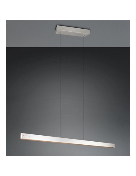 Luminária de teto LED DONEGAL com motor de elevação automática 40W 4650lm 2700-6500K níquel