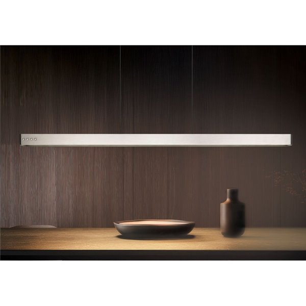 Luminária de teto LED DONEGAL com motor de elevação automática 40W 4650lm 2700-6500K níquel