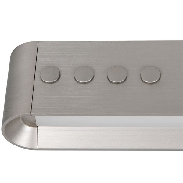 Plafonnier LED DONEGAL avec moteur à levage automatique 40 W 4 650 lm 2 700-6 500 K Nickel