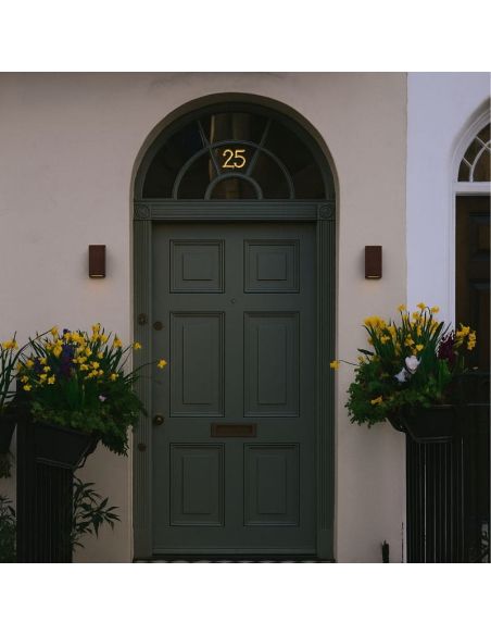 Aplique exterior KANDANCHÚ 7473 óxido Mantra ambiente| Leonleds