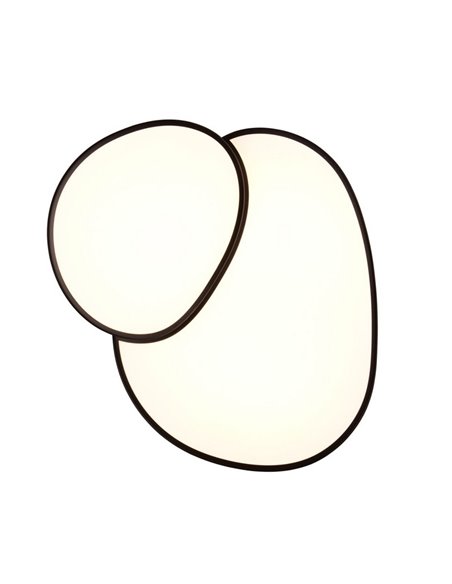 Plafonnier LED RISE 77 cm 45 W 5 300 lm, intensité variable 2 700 - 6 500 K, mode nuit, mémoire de couleur IP20, noir