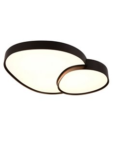 Plafonnier LED RISE 77 cm 45 W 5 300 lm, intensité variable 2 700 - 6 500 K, mode nuit, mémoire de couleur IP20, noir