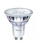 Bombilla LED GU10 Philips CorePro Cristal | LeonLeds Philips 120º Regulable Cristal | LeonLeds Iluminación