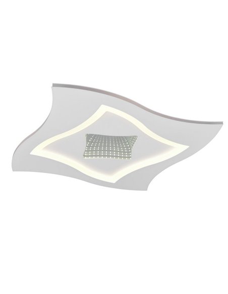 Luminária de teto quadrada KLINT LED 21W 2350lm, RGB + 2700 - 6500K, modo noturno, função de memória IP20