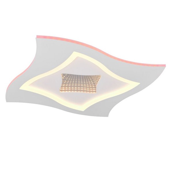 Plafón de techo cuadrado KLINT LED 21W 2350lm, RGB + 2700 - 6500K, modo noche, función memoria IP20