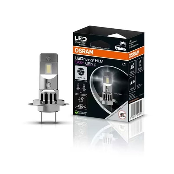 Lámparas LED H7/H18 de luces largas y cortas plug&play LEDrivinga HLM EASY GEN 2, 64210DWESY2-1HB, 1 ud