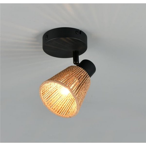 Spot de parede ou teto NATREL, acabamento natural, lâmpada excl. 1x E14 máx. 10W IP20