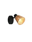Foco de pared o techo NATREL acabado natural, bombilla excl. 1x E14 max. 10W IP20
