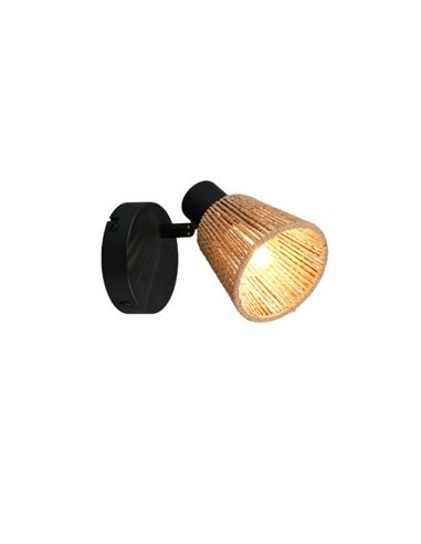 Foco de pared o techo NATREL acabado natural, bombilla excl. 1x E14 max. 10W IP20