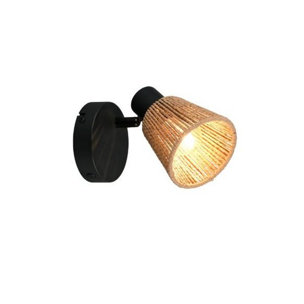 Foco de pared o techo NATREL acabado natural, bombilla excl. 1x E14 max. 10W IP20