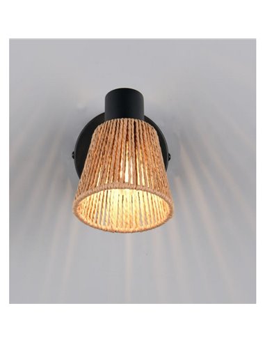 Foco de pared o techo NATREL acabado natural, bombilla excl. 1x E14 max. 10W IP20