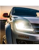 Phares full LED homologués LEDriving pour VW Amarok, +200% de lumière 6500K, LEDHL107-BK, plug&play, pack de 2