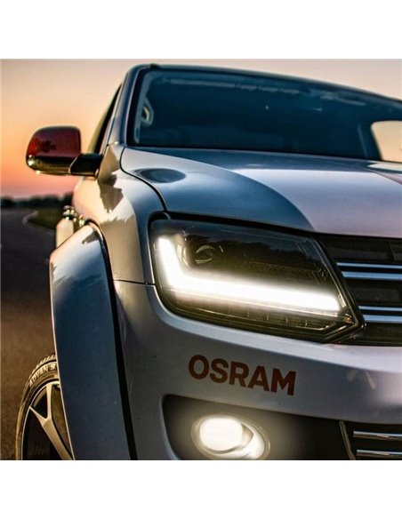 Faros full LED delanteros homologados LEDriving para VW Amarok, +200% de luz 6500K, LEDHL107-BK, plug&play, pack 2