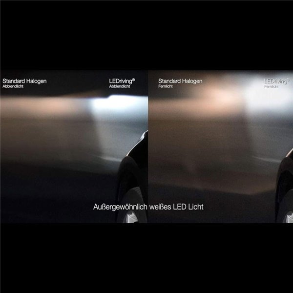 Faros delanteros full LED homologados LEDriving para BMW Serie 1 BLACK EDITION, plug&play, +200% luz 6500K, LEDHL108-BK, pack 2