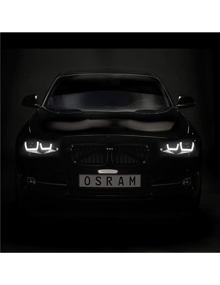 Phares LED full LED homologués LEDriving pour BMW Série 1 BLACK EDITION, plug & play, +200% lumière 6500K, LEDHL108-BK, pack de 
