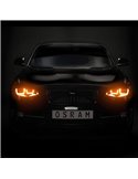 Faros delanteros full LED homologados LEDriving para BMW Serie 1 BLACK EDITION, plug&play, +200% luz 6500K, LEDHL108-BK, pack 2