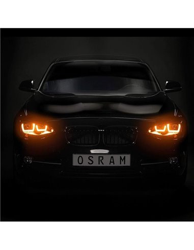 Faróis full LED aprovados pela LEDriving para BMW Série 1 BLACK EDITION, plug & play, +200% de luz 6500K, LEDHL108-BK, pacote co