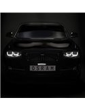 Faros delanteros full LED homologados LEDriving para BMW Serie 1 BLACK EDITION, plug&play, +200% luz 6500K, LEDHL108-BK, pack 2