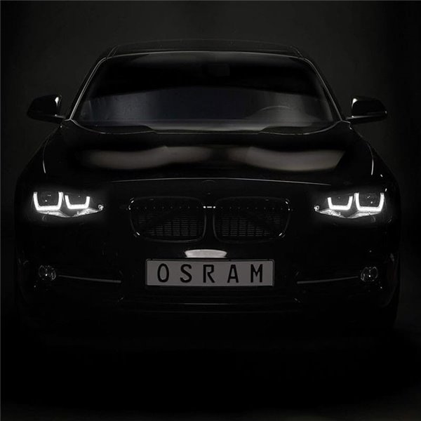 Faros delanteros full LED homologados LEDriving para BMW Serie 1 BLACK EDITION, plug&play, +200% luz 6500K, LEDHL108-BK, pack 2