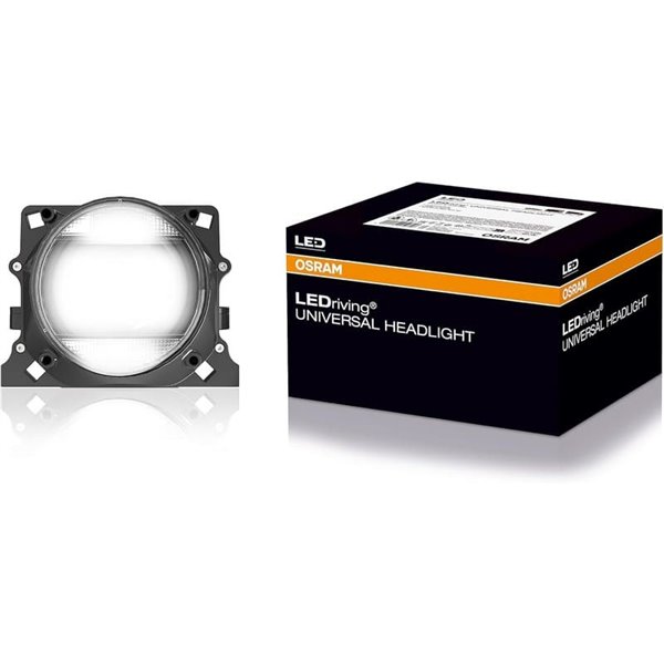 Faro universal OSRAM LEDriving izquierda 4 funciones de luz: carretera, cruce, conducción diurna y estacionamiento, LEDUHL101