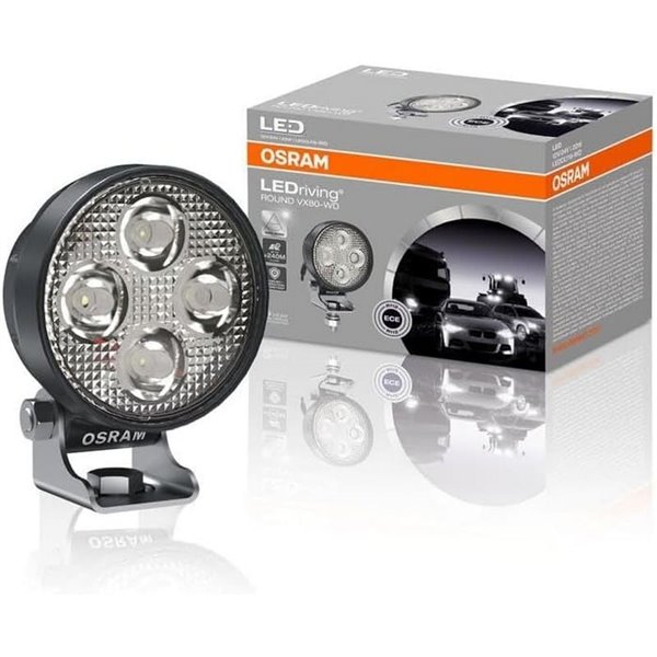 Feu de route supplémentaire LEDriving ROUND VX80-WD, 6000K, 22W, portée 240m, LEDDL119-WD