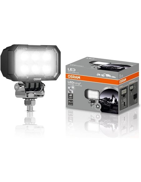 Luz de trabalho retangular LEDriving Rect WL VX100-WD, 26 W, 6000 K, 2300 Lm, LEDWL111-WD, alcance de 68 m