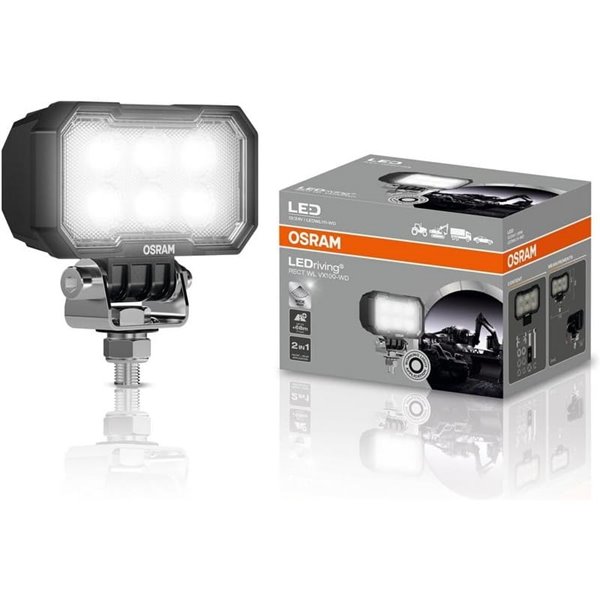 Faro de trabajo rectangular LEDriving Rect WL VX100-WD, 26W 6000K 2300Lm, LEDWL111-WD, alcance 68m