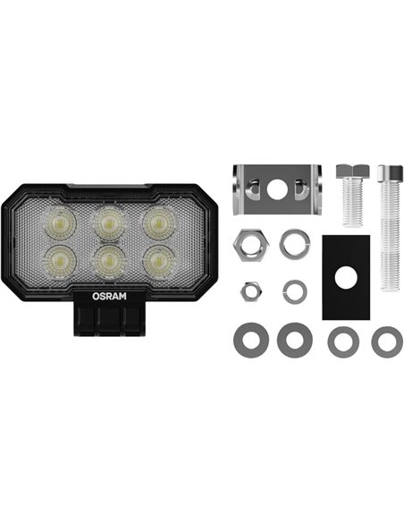 Faro de trabajo rectangular LEDriving Rect WL VX100-WD, 26W 6000K 2300Lm, LEDWL111-WD, alcance 68m