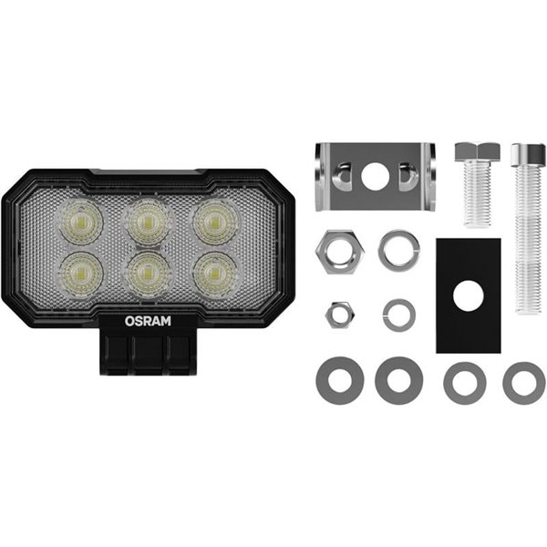 Faro de trabajo rectangular LEDriving Rect WL VX100-WD, 26W 6000K 2300Lm, LEDWL111-WD, alcance 68m