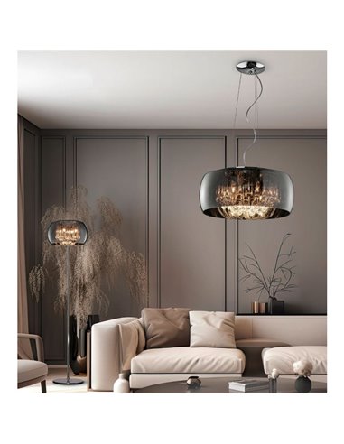 Lampe de plafond Moderne Vapore 6XG9 Trio